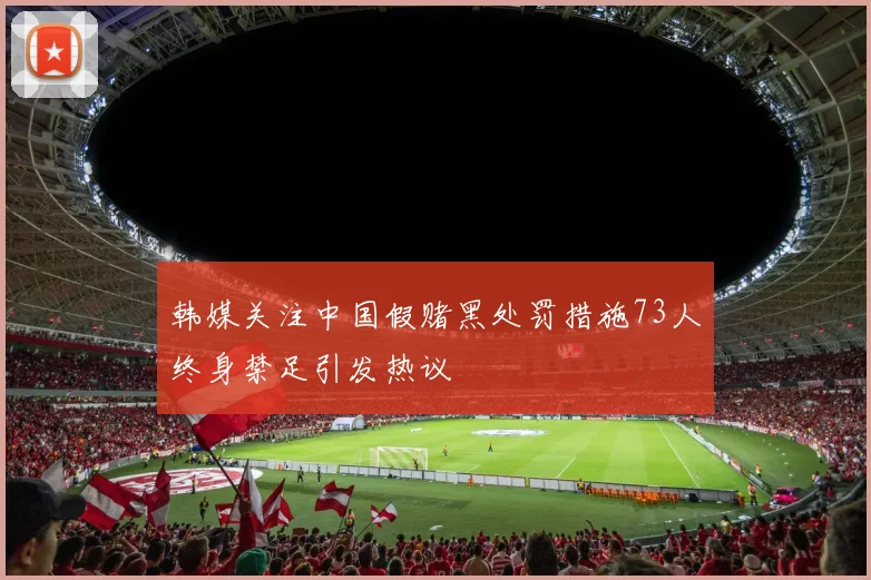 韩媒关注中国假赌黑处罚措施73人终身禁足引发热议